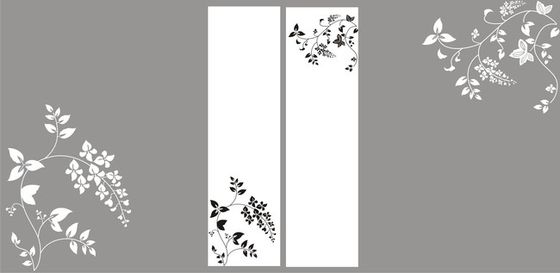 China Fashion Sliding Glass Door Decals , Custom Glass Decals 11&quot; X 17&quot; 50 Sheets Each Pack supplier