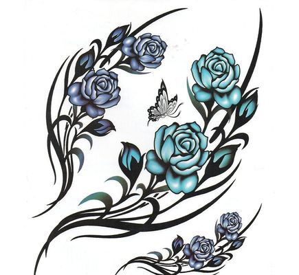 China 8.5&quot; X 11&quot; Waterslide Decal Transfer PaperAnti Counterfeit For Temporary Tattoo supplier